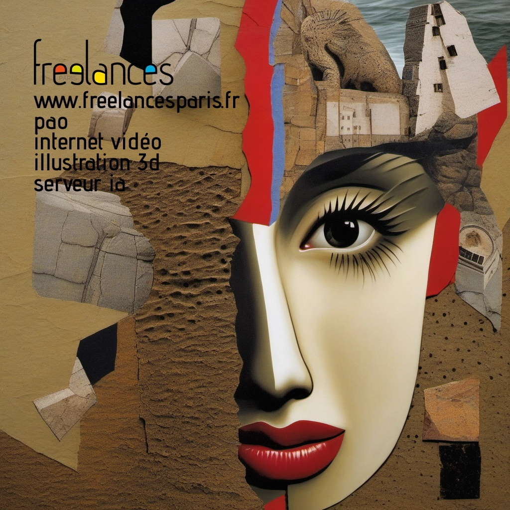 Pao mise en page internet vidéo illustration 3d serveur IA générative AI freelance paris studio de création magazines 49yokv60